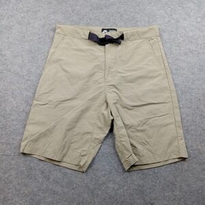Nike SB Shorts Mens 28 Tan Nylon Skateboarding Belted‎ Lightweight Casual Khaki